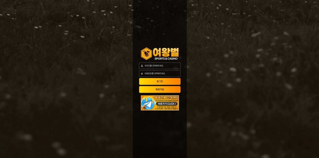 토토사이트 여왕벌 메인이미지